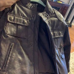 Brown Leather GAP jacket
